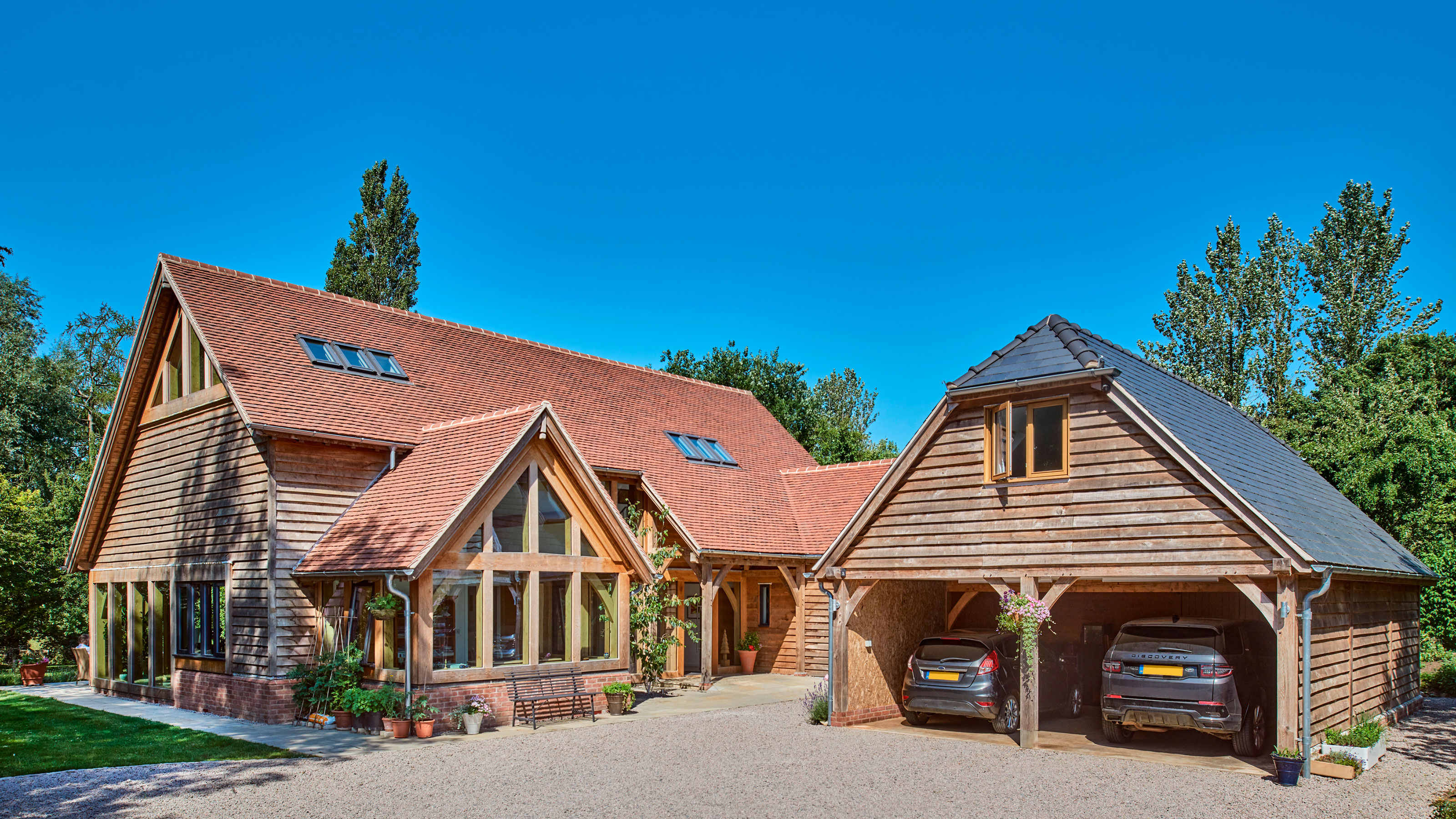 Clay Tile Roof on Detached House