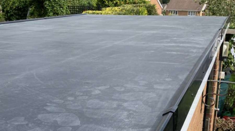 EPDM Flat Roof on Garage