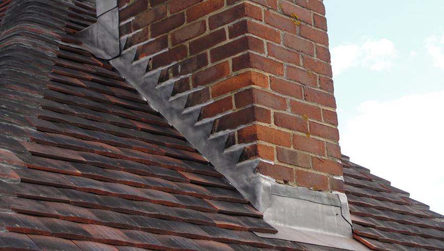 Lead Flashing Around Chimney